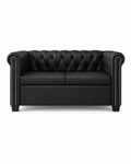 Canapé 2 places Chesterfield en similicuir