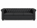Canapé Chesterfield 3 places en similicuir