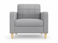 Fauteuil en tissu rembourré |Plusieurs coloris