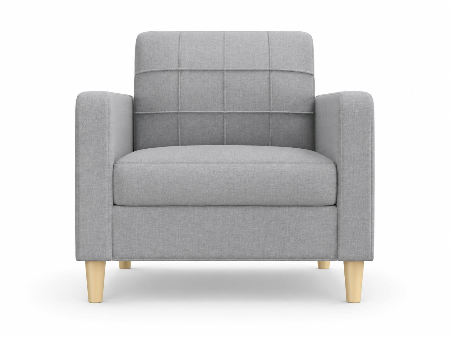 Fauteuil en tissu rembourré |Plusieurs coloris