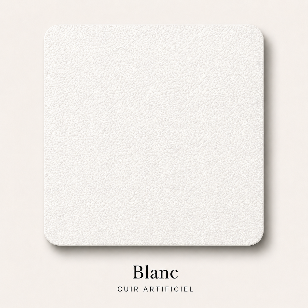 Canapé d'angle Chesterfield 6 places blanc cuir artificiel