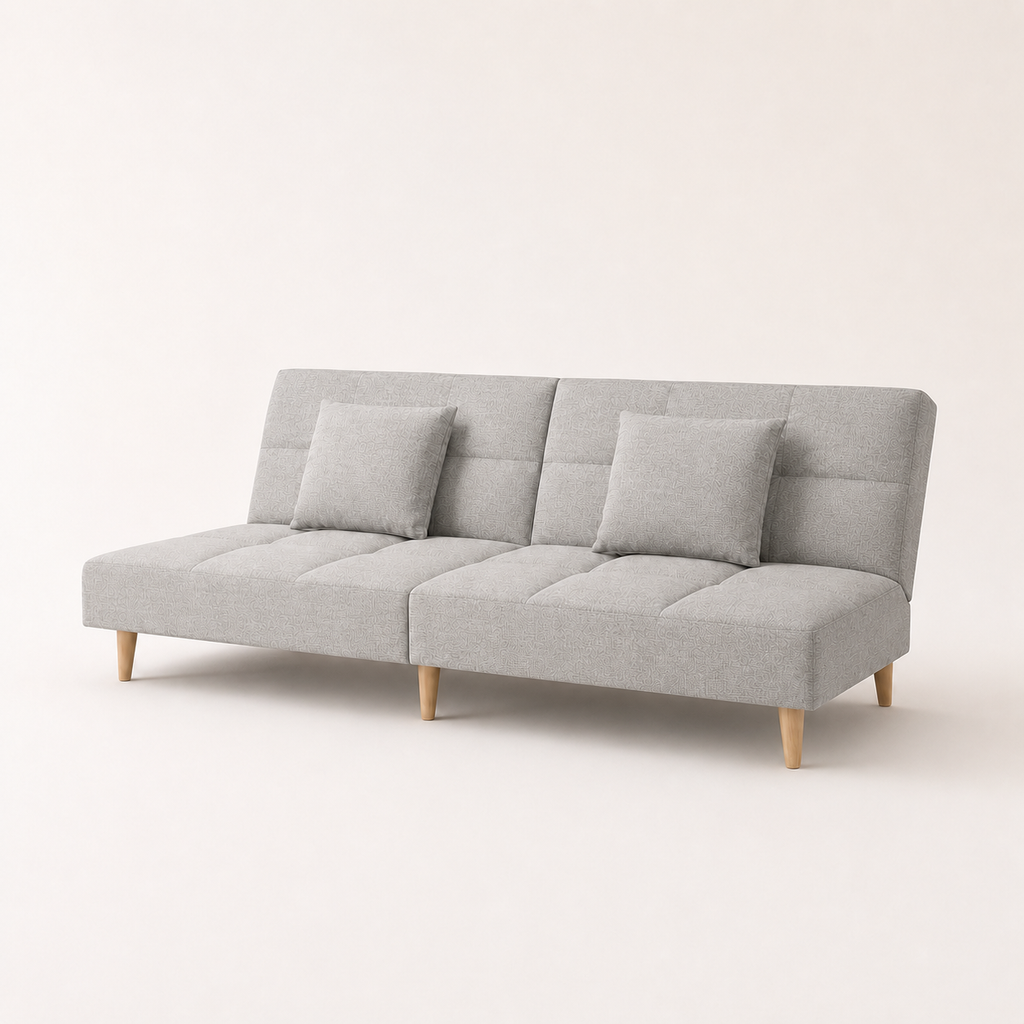 Canapé-lit convertible en tissu avec ou sans accoudoirs