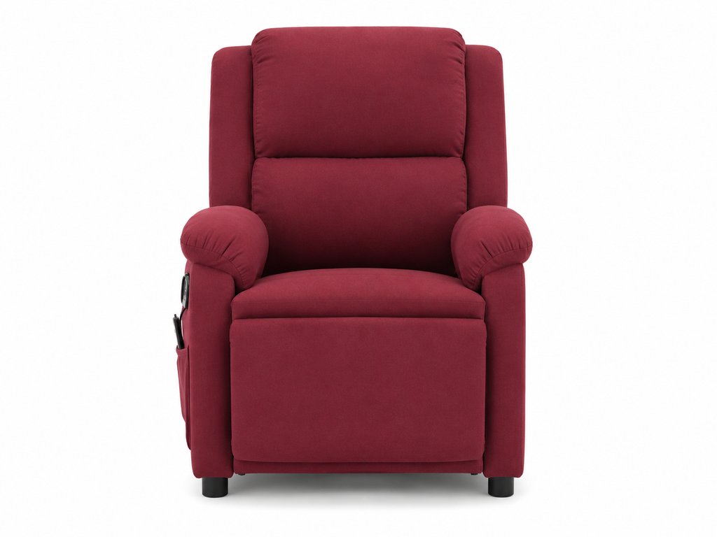 Fauteuil inclinable électrique de massage en velours |Plusieurs coloris