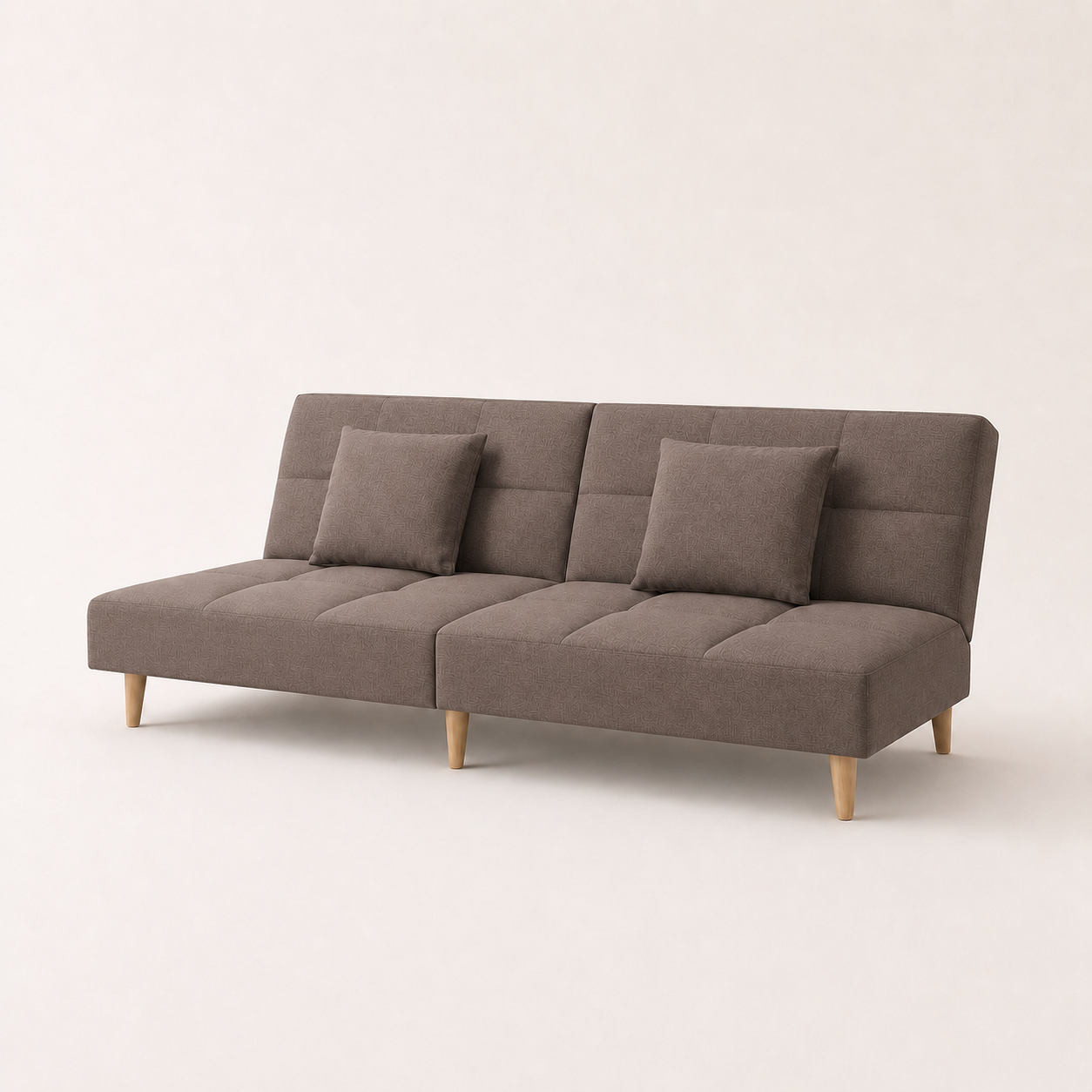 Canapé-lit convertible en tissu avec ou sans accoudoirs