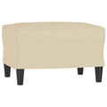 Tabouret repose-pieds crème 60x50x41 cm