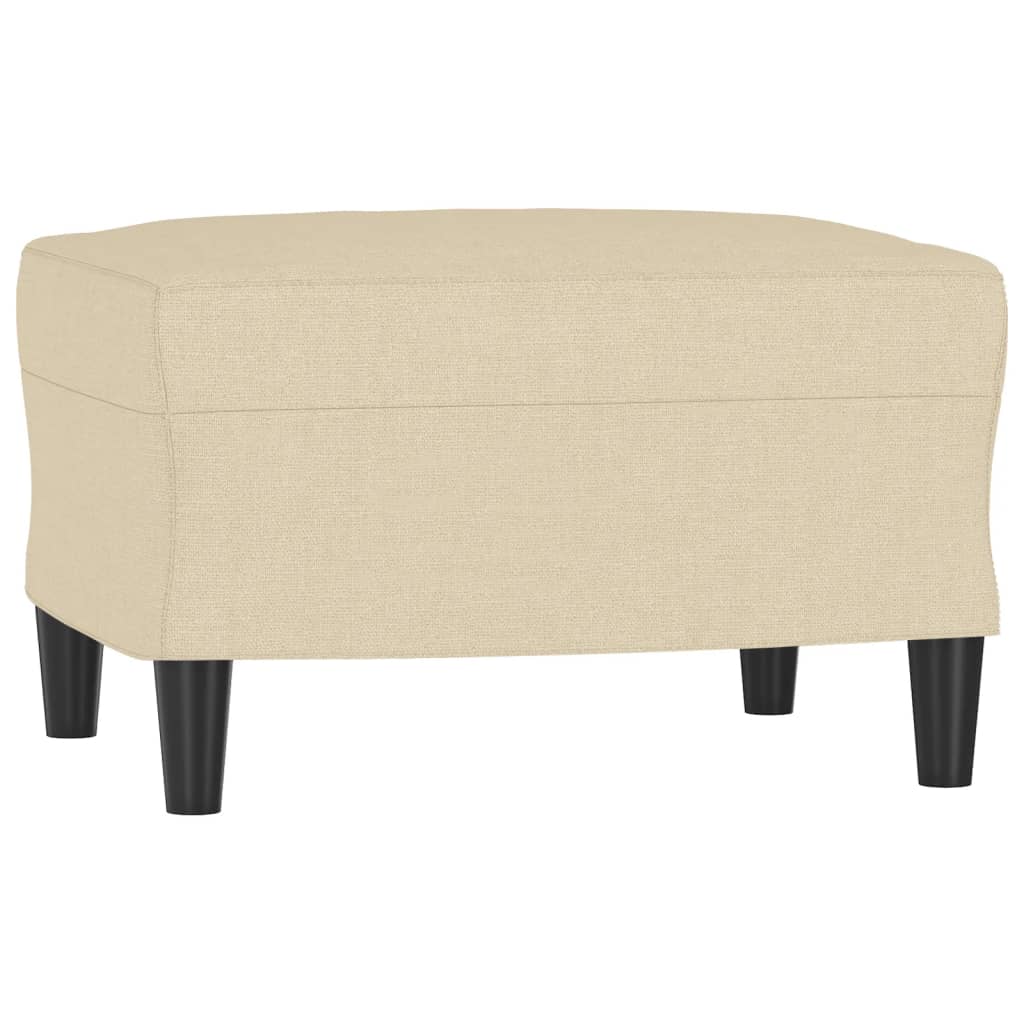 Tabouret repose-pieds crème 60x50x41 cm