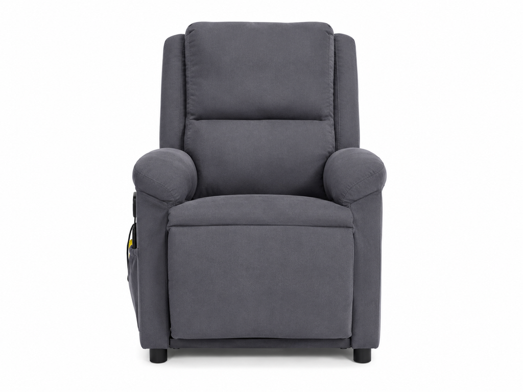 Fauteuil inclinable électrique de massage en velours |Plusieurs coloris