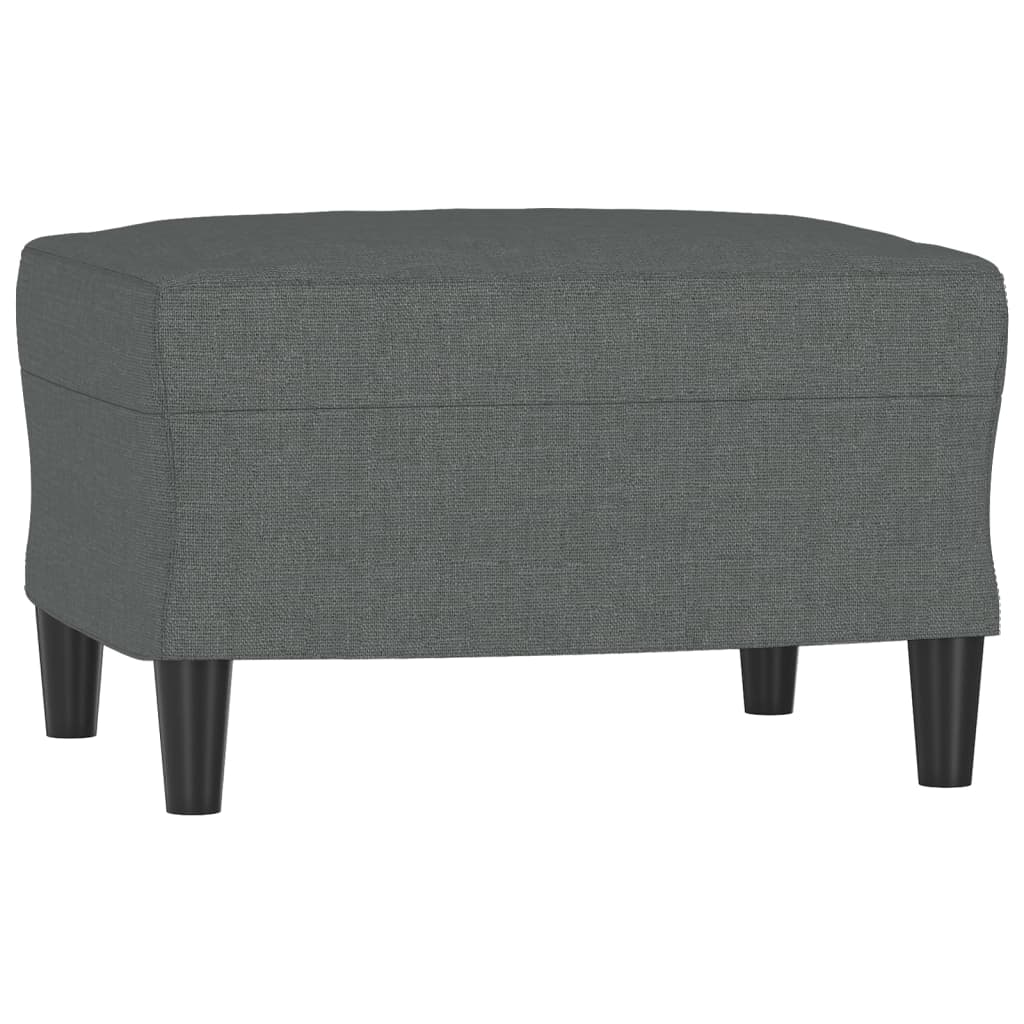 Tabouret repose-pieds gris foncé 60x50x41 cm