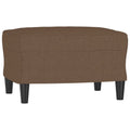Tabouret repose-pieds marron 60x50x41 cm