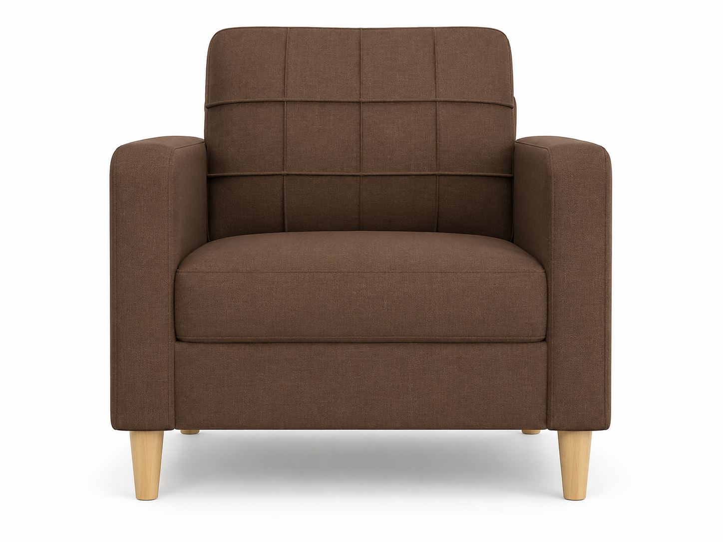 Fauteuil en tissu rembourré |Plusieurs coloris