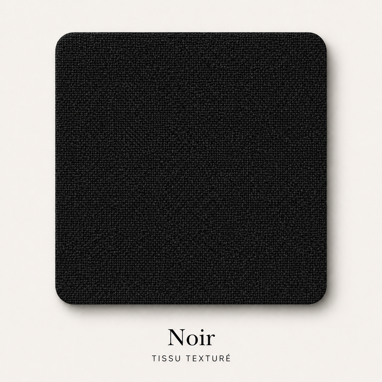 Tabouret repose-pieds noir 60x50x41 cm