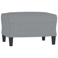 Tabouret repose-pieds gris clair 60x50x41 cm