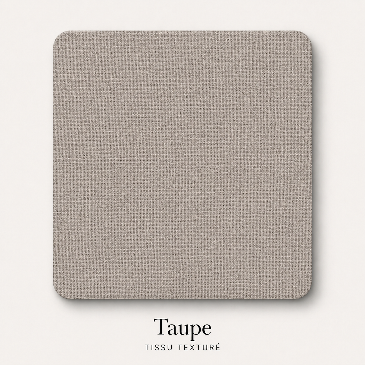 Tabouret repose-pieds taupe 60x50x41 cm