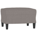 Tabouret repose-pieds taupe 60x50x41 cm