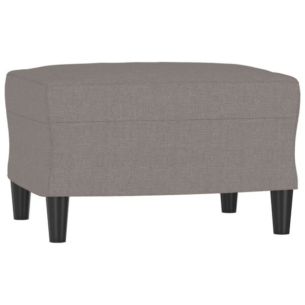 Tabouret repose-pieds taupe 60x50x41 cm