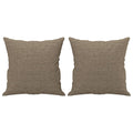 Coussins décoratifs lot de 2 taupe 40x40 cm